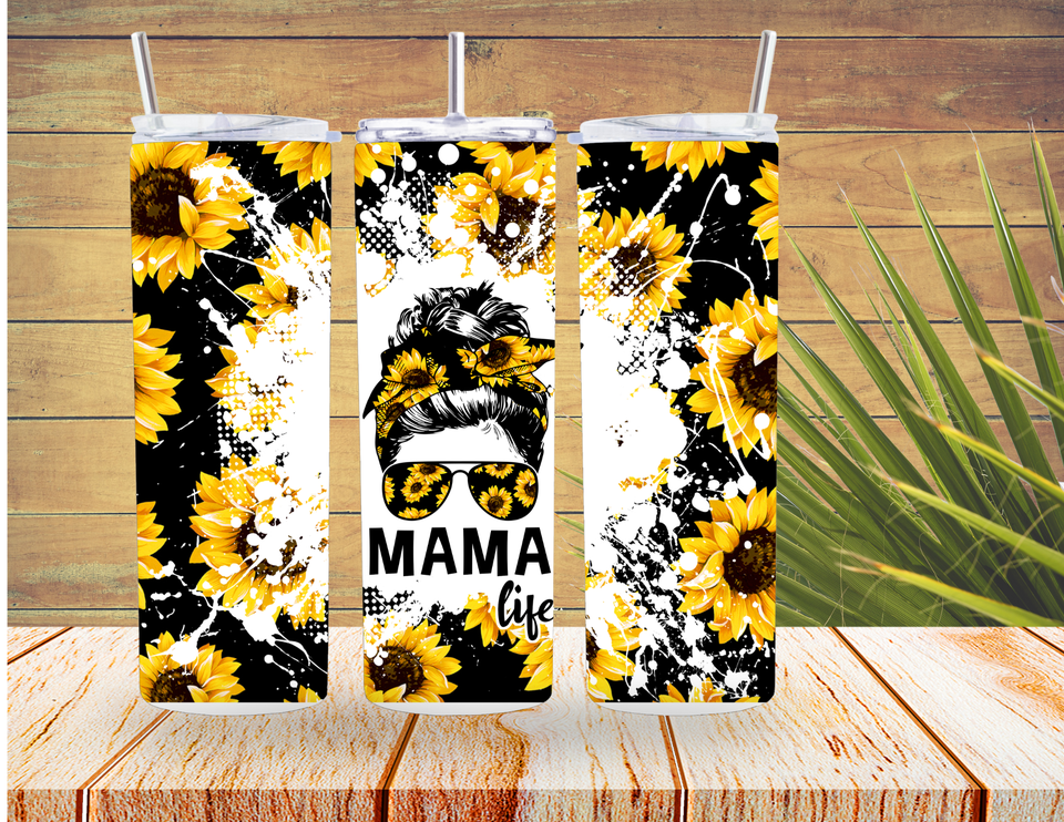 Sunflower Mama Life 20 oz Tumbler