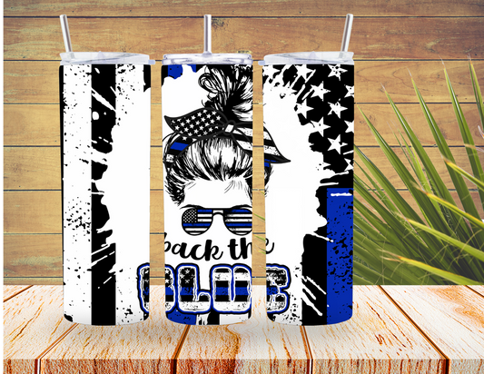 Back the Blue 20 oz Tumbler