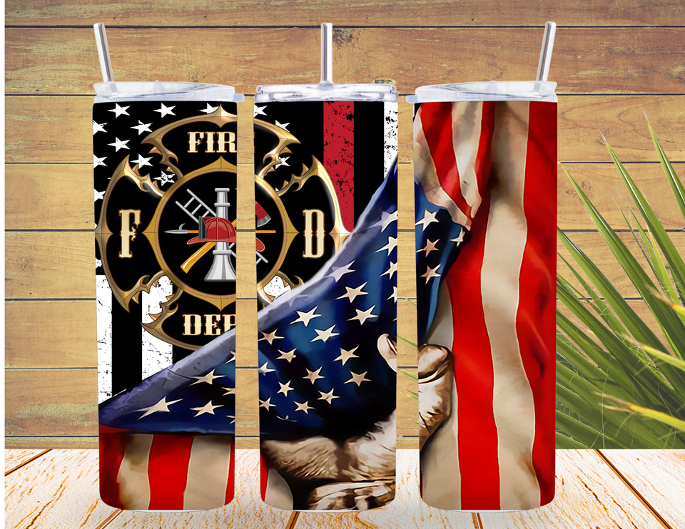 Fire Department 20 oz Tumbler