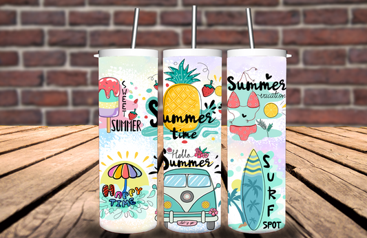 Summer Time 20 oz Tumbler