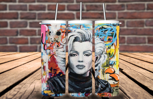 Marilyn Monroe Graffiti 20 oz Tumbler