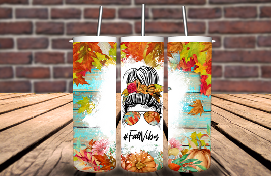 #FallVibes 20 oz Tumbler