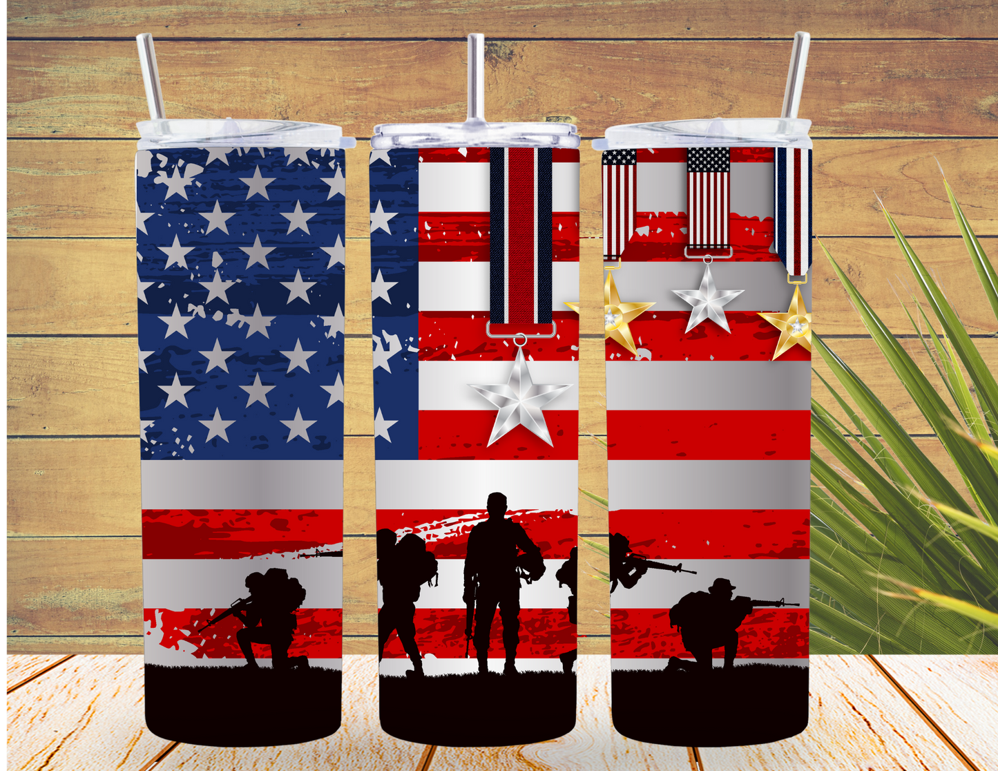 Military Medals 20 oz Tumbler