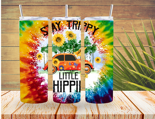 Stay Trippy Little Hippie 20 oz Tumbler