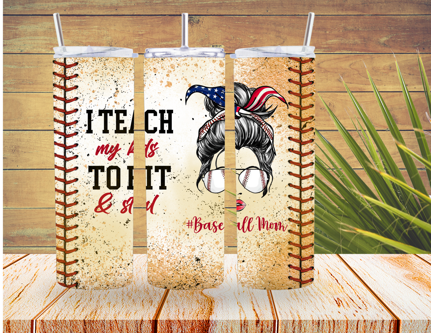 I Teach My Kids to Hit & Run 20 oz Tumbler